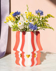 Mini paper vase Octaevo, "Beso"