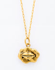Chain With Surreal Pendant I Eye, Nose or Mouth