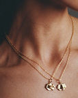 Chain With Surreal Pendant I Eye, Nose or Mouth