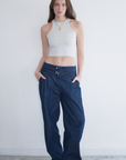 Pantalón Denim Pinstripe