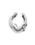 ear cuff con forma humana, ear cuff de plata .925, ear cuff de aleación con chapa de oro 24k, ear cuff para mujer, ear cuff para hombre, regalo para mujer, regalo para hombre, diseño mexicano, marca mexicana, hecho a mano, hecho en México