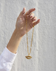 Link-chain Lips Necklace