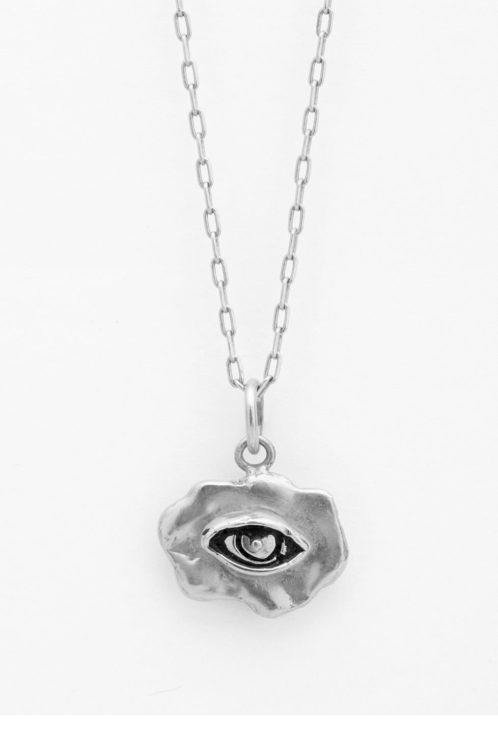 Chain With Surreal Pendant I Eye, Nose or Mouth