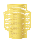 Yellow paper vase "Dendra"