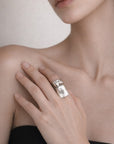 anillo figura humana, hecho a mano, figura humana, marca mexicana, aleación de latón, plata .925, plateado, arte, anillo chunky, regalo de cumpleaños para mujer, regalo de aniversario para mujer, regalo para hombre, anillo para hombre, anillo para mujer, diseño mexicano, hecho en México
