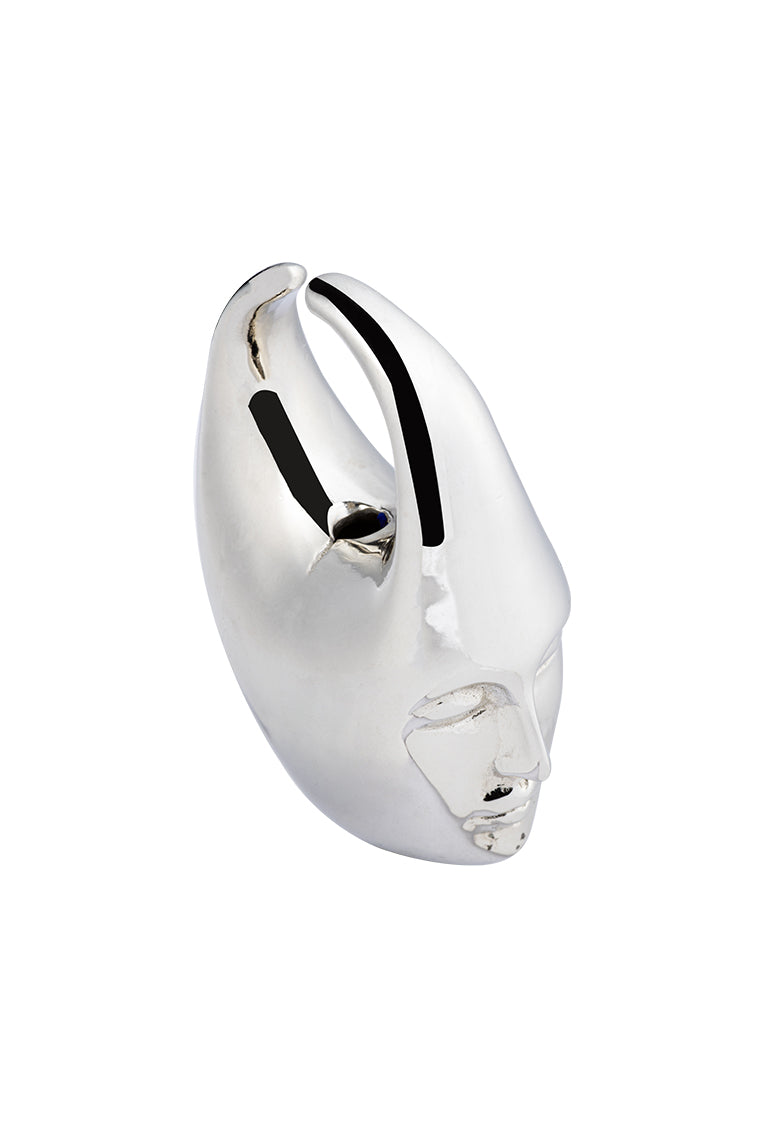 ear cuff, hecho a mano, aleación de latón, cara, chunky, marca mexicana, arete sin perforación, summer sale, hot sale, regalo de cumpleaños para mujer, regalo de aniversario para mujer, descuentos, 25% de descuento, meses sin intereses.